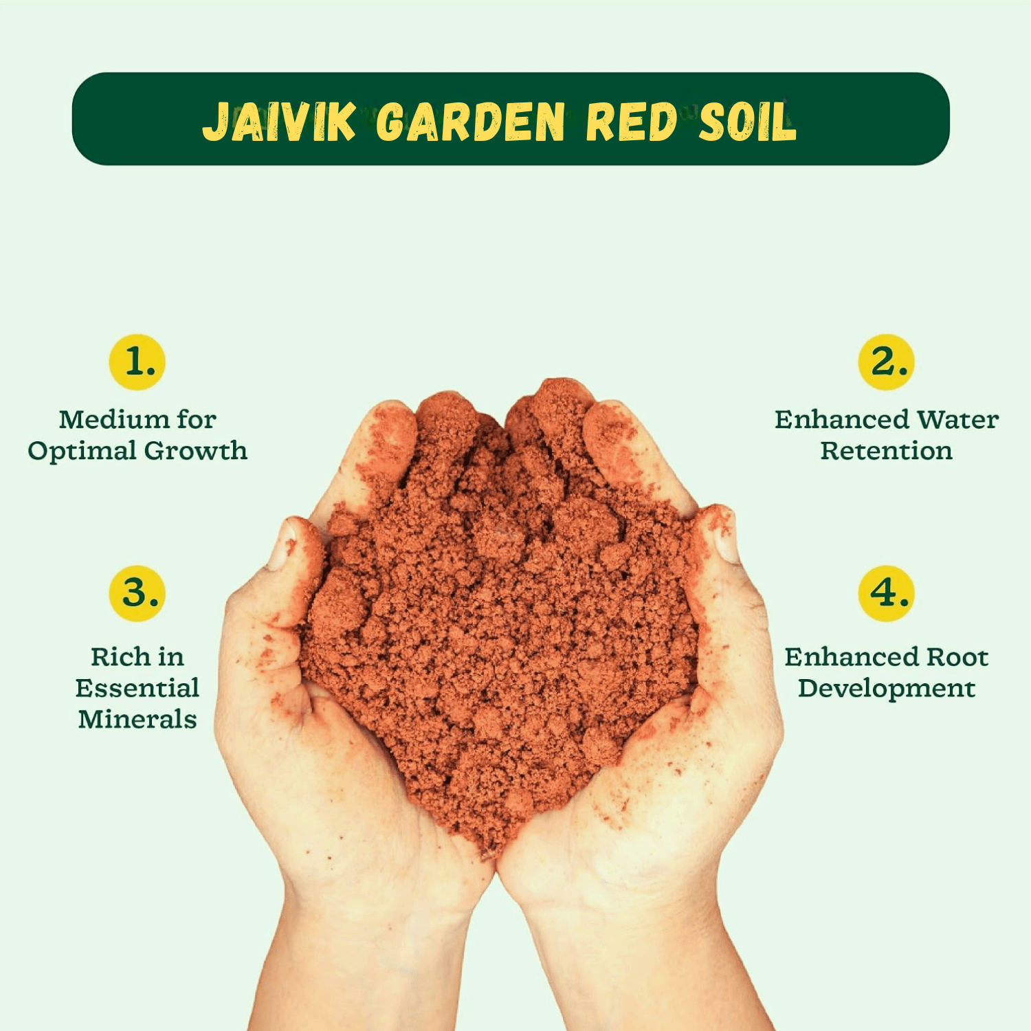 Premium Organic Red Soil for Plants & Home Garden 100% Natural Nutrient-Rich Lal Mitti - Image 3