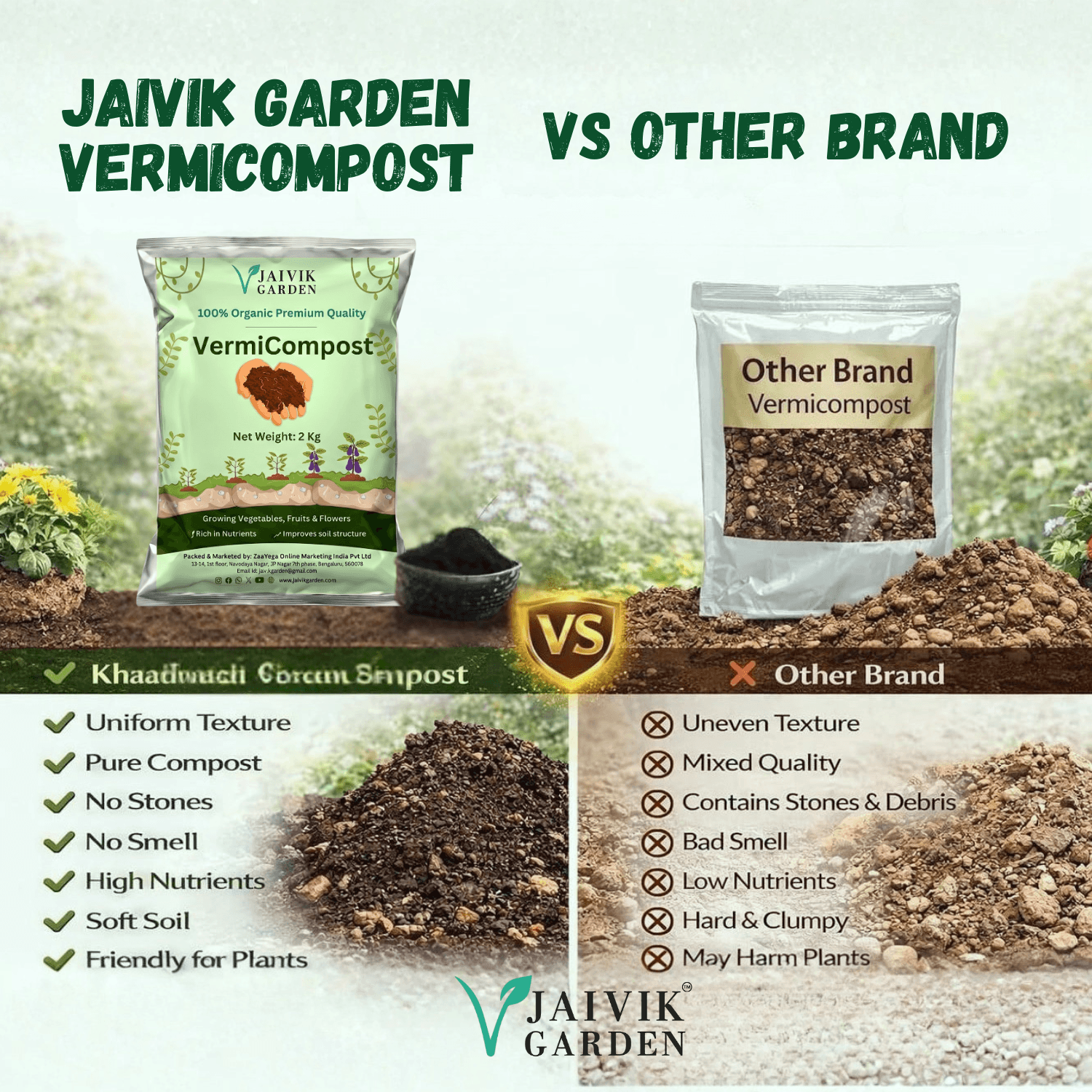 Premium Organic Vermicompost Fertilizer & Manure for Plants - Image 4